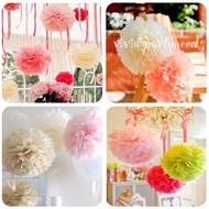 35cm Crepe Paper Flower Pompoms Birthday Wedding Baby Shower Party Festival Decoration