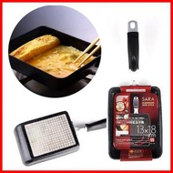 日本熱銷 - 玉子燒IH不沾鍋 玉子燒鍋 煎蛋鍋 電磁爐可用 13x18cm 玉子燒煎鍋 煎Pan
