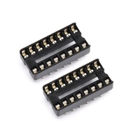 20PCS/10PCS DIP16 IC SOCKET DIP CHIP TEST HOLDER Adaptor 16 PIN Dip-16 DIP 16PIN 16p 2.54MM PITCH CO