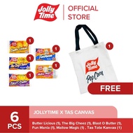 Jolly Time Popcorn X Canvas Bag