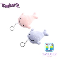ATAYLOR Cartoon Whale Keychain, Animal Whale Soft Stuffed Animal Whale Doll, Funny Fluffy Ins Plush 
