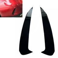 Piano Black Rear Bumper Fender Side Vent Decorative Coverage Type Adhesive Suitable For 17-23 C238 E