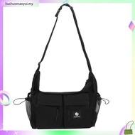 Fertig - Hilly Black Sling Bag - Men's Multi-Pocket Black Sling Bag, Holds a Lot
