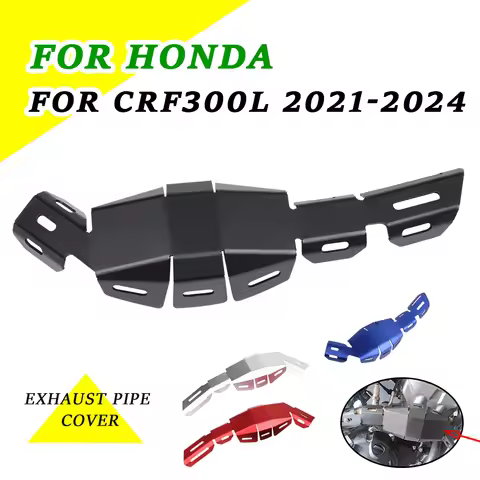 For Honda CRF300L CRF 300L CRF 300 L CRF300 L 2024 Motorcycle Accessories Exhaust Muffler Protector 
