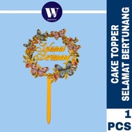 CAKE TOPPER SELAMAT BERTUNANG | HIASAN KEK | CAKE DECORATION