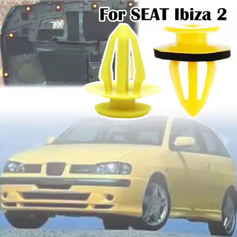 For SEAT Ibiza 2 MK2 6K Car Door Panel Card Trim Clips Inner Upholstery Fastener Rivets Retainer Rep