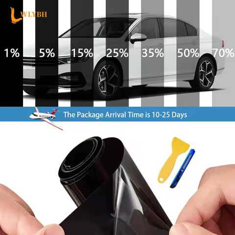 75cmx3m Car Window Privacy Tint Film Auto Vinyl Dark Glass Sticker Foils Anti Look Ceramic Summer So