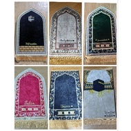 Sejadah Custom Nama Bentuk Kubah/Mini Sejadah Travel