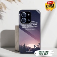 REDMI 15C Case / poco C85 - STORE CASE ( QUOTES 2 ) - 2D Premium Glossy - Glossy Softcase - Casing h