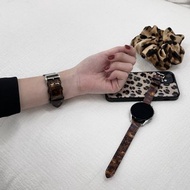 Italian patent enamel leather watch strap - Apple watch, Galaxy watch 真皮錶帶 錶帶