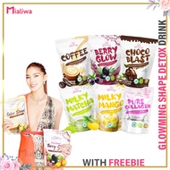 Glowming Shape Detox Coffee Shape Berry Glow Choco Blast Milky Mango Matcha Flavor Fest Pure Collage