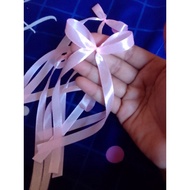 [ 10pcs ] Coquette ribbon, hanging souvenir ribbon, single layer ribbon, ready-made ribbon, souvenir