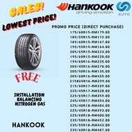 SALE FREE INSTALLATION HANKOOK TYRE 175/65R14, 175/60R15, 185/60R15, 235/50R18
