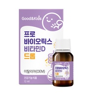 [NATURALPLUS]Good &amp; Kids Italian Probiotics Vitamin D Drop 12ml Bottle