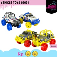 [RMX] VEHICLE TOYS 02051 - POLICE CAR TOY DISHUB INERSIA BOYS