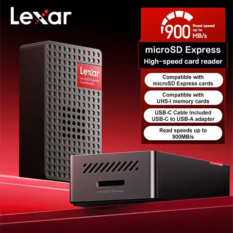 Original Lexar MicroSDXC Express Card Reader Max 900Mb/s PLAY PRO Microsd Card Reader with USB 3.2 T