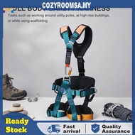 5pt Safety Harness Men Full Body Construction Roofing Work Belt Outdoor Climbing Mountaineering Resc