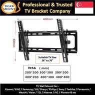 TV Bracket Fixed &amp; Tilted/ Universal Monitor Screen Wall Mount 26 inch to 70 inch/Vesa Within 40x40cm (Promo Set D)