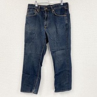 古著EDWIN 504 牛仔褲，靛藍色，34 碼