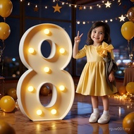 Marquee Numbers 3 Feet Tall Large Light Up Numbers 8th 18th 80th Birthday Decorations Big Yellow Lig