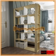 5 TIER DIVIDER - BOOK RACK - MULTIPURPOSE - SHELF - DIVIDER