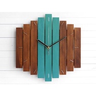 Teak wood wall clock/unique wall clock/wooden clock/classic clock