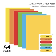 SCN A4 80gsm Colour Paper / Copy Paper / Printing Paper A4 75/80gsm Dark Colour