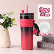 CIVAGO(26oz) แก้วกาแฟสแตนเลสซับเซรามิกพร้อมฝาปิดขวดสูญญากาศสามารถเก็บความร้อนและความเย็น