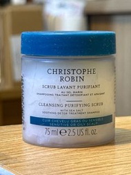 現貨新裝 *另有250ml 長期熱賣 歐洲 75ml Christophe Robin 海鹽舒緩頭皮潔淨霜 Cleansing Purifying Scrub with Sea-Salt 潔淨毛囊 頭