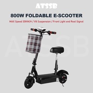 ATSSB 800W E-Scooter Foldable E-Bike High Speed Scooter Electric Long Range Scooter for Adult Electr