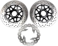 Arashi Front Rear Brake Disc Rotors for Honda CB 400 Vtec 1999-2015 Motorcycle Replacement Accessori