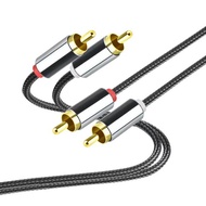 Double Lotus Cable RCA Audio Speaker CD Machine Power Amplifier DVD Audio Output Cable Dual RCA to Dual RCA Coaxial Cable