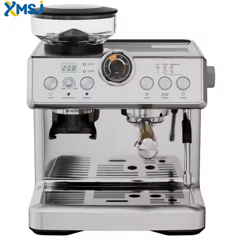 3-in-1 Professional Espresso Machine Touch Screen Coffee Maker with Grinder Electric Cafetera for Ho