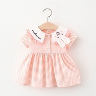 Baby Girl Dress Korean Version Cute Dress Girl Western Style One Year Old Children All-Match Princes