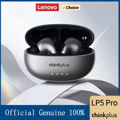 Lenovo LP5ProTWS Bluetooth Earphone 9D Stereo HiFi Sports Waterproof Wireless Earbuds for iPhone 13 
