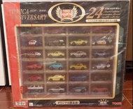 Tomica 24架 連展示架 Tomy車仔 30週年