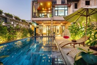 錦安的7臥室別墅 - 225平方公尺/8間專用衛浴 (Villa Hội An sát biển An Bàng)