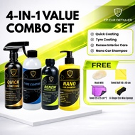 【CP CAR Detailer】Car Wash + Car Coating + Tyre Coating + Interior Coating Car Shampoo Quick Coating