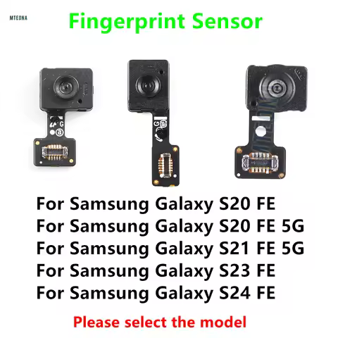 Fingerprint Sensor For Samsung Galaxy S20 S21 S23 S24 FE 5G Home Button Flex Cable Repair Parts S20F