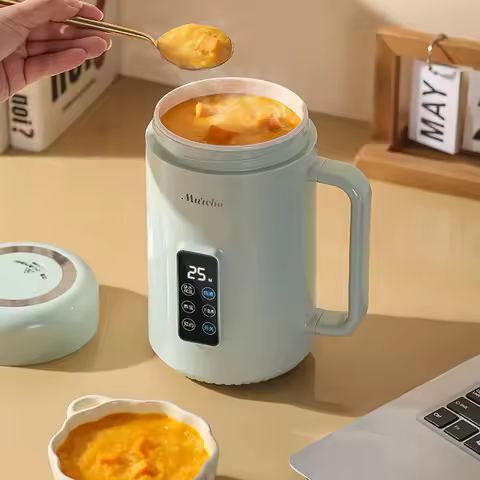 110V/220V Electric Stew Pot Slow Cooker Portable Cooking Pot Rice Cooker Stewing Porridge Soup Trave