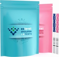 EZ Level 20 Ovulation and 5 Pregnancy Test Strips Predictor Kit