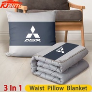 Multifnctional Mitsubishi ASX Car Blanket Quilt Pillow Waist Cushion Pad Air Condition Quilt For  AS
