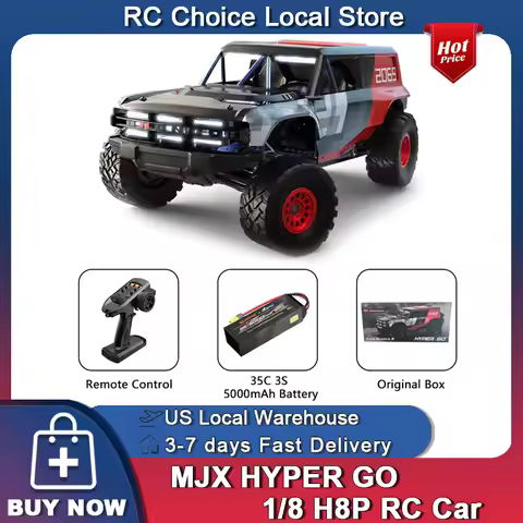 MJX HYPER GO H8P 1/8 Scale RC Car 3S Brushless RTR 4WD Off-Road Climbing Vehicle Simulation Remote C