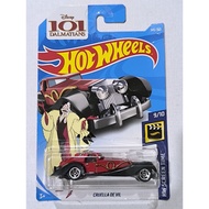Hot Wheels Cruella De Vil / 101 Dalmatians (crease + softcorners card + price tag)