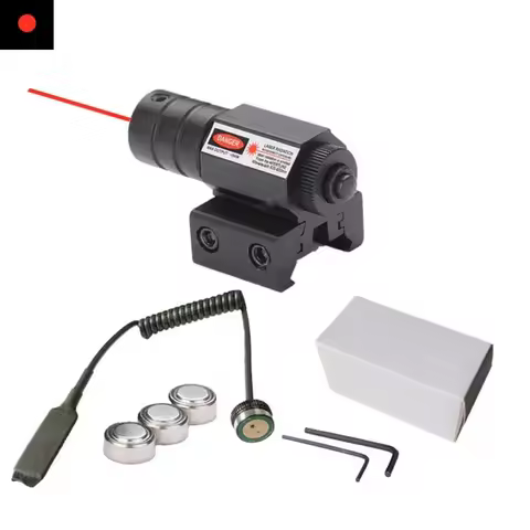*G17 G19 AR15 M4 Mini Red Dot Laser Sight with 635-655nm Adjustable 11mm/20mm Rail Mount Hunting Rif
