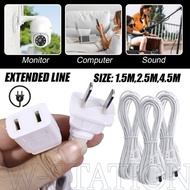 Power Plug Extension Cable - Plug Extension Cable Connector - Electrical Equipment 2-pole Adapter - 
