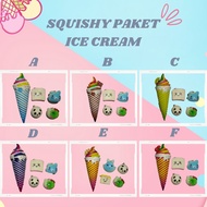 Squishy Latest Model Ice Cream Package Slow Rising Kids Toys