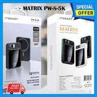 MATRIX PW-S-5K 22.5W PD*QC Magnetic Wireless Character 5k Bower Bank Total output power: 5000mAh/18.