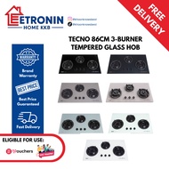 Tecno 86cm 3-Burner Built-In Glass Gas Hob T333TGSV T 333TGSV