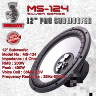 mohawk silver 12 inch subwoofer svc